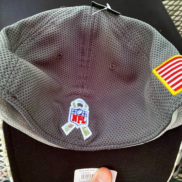 Rare Nwt L/XL Jacksonville Jaguars 2016 New Era 39Thirty Salute Service Hat Cap